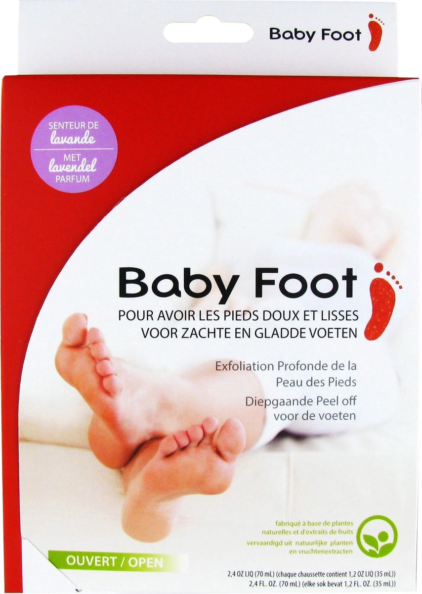 BABY FOOT Diepgaande peel-off voor de voeten since 1997!