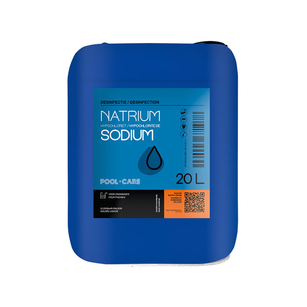 Natriumhypochloriet vloeibaar (actief chloor 13%) wegwerpbidon 20 L