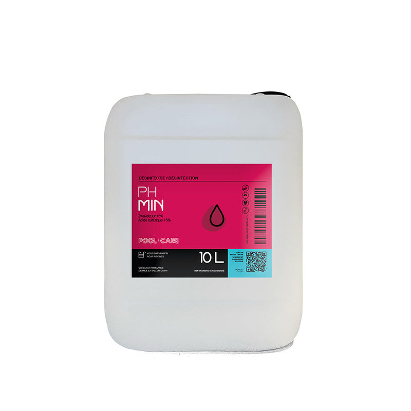 pH Min vloeibaar (zwavelzuur 15%) recuperatiebidon 10 L