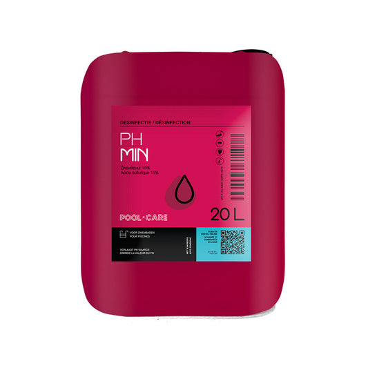 pH Min vloeibaar (zwavelzuur 15 %) recuperatiebidon 20 L
