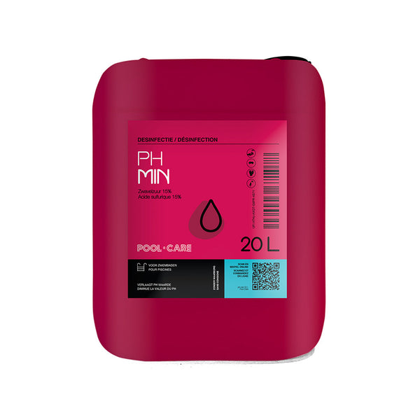 pH Min vloeibaar (zwavelzuur 15%) wegwerpbidon 20 L