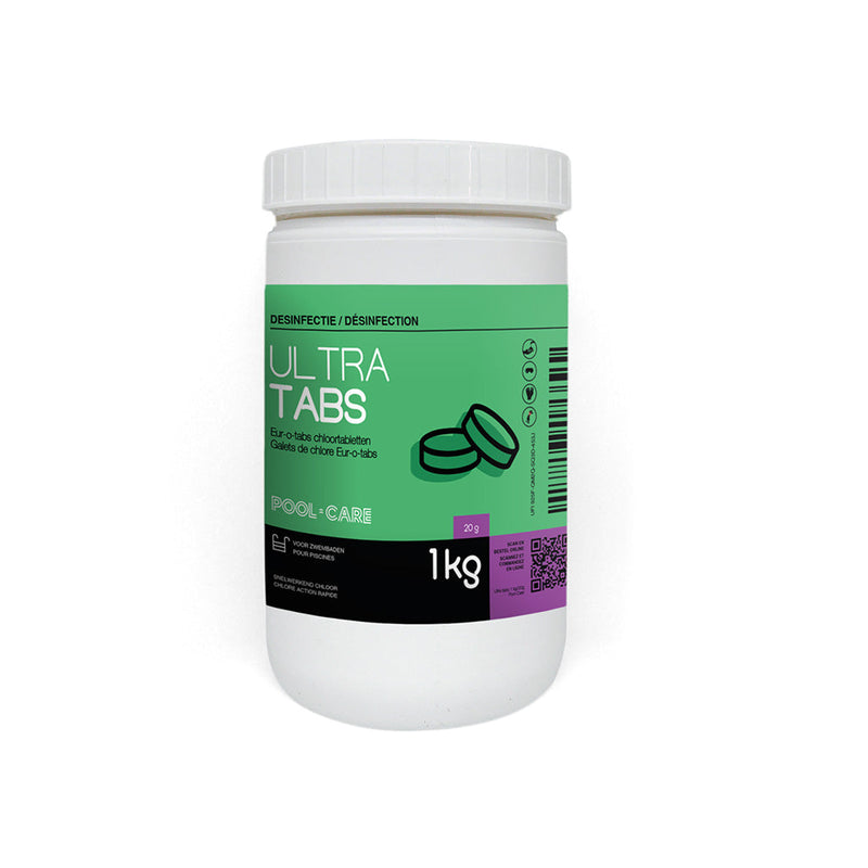 Ultra Tabs snelwerkende chloortabletten 20 g / 1 kg